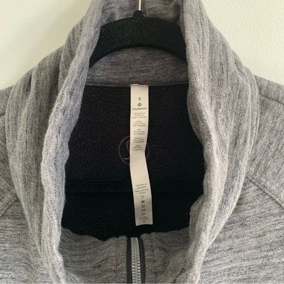 Lululemon Radiant Jacket II Heathered Core Dark Grey Women’s Size 6 - Picture 7 of 14